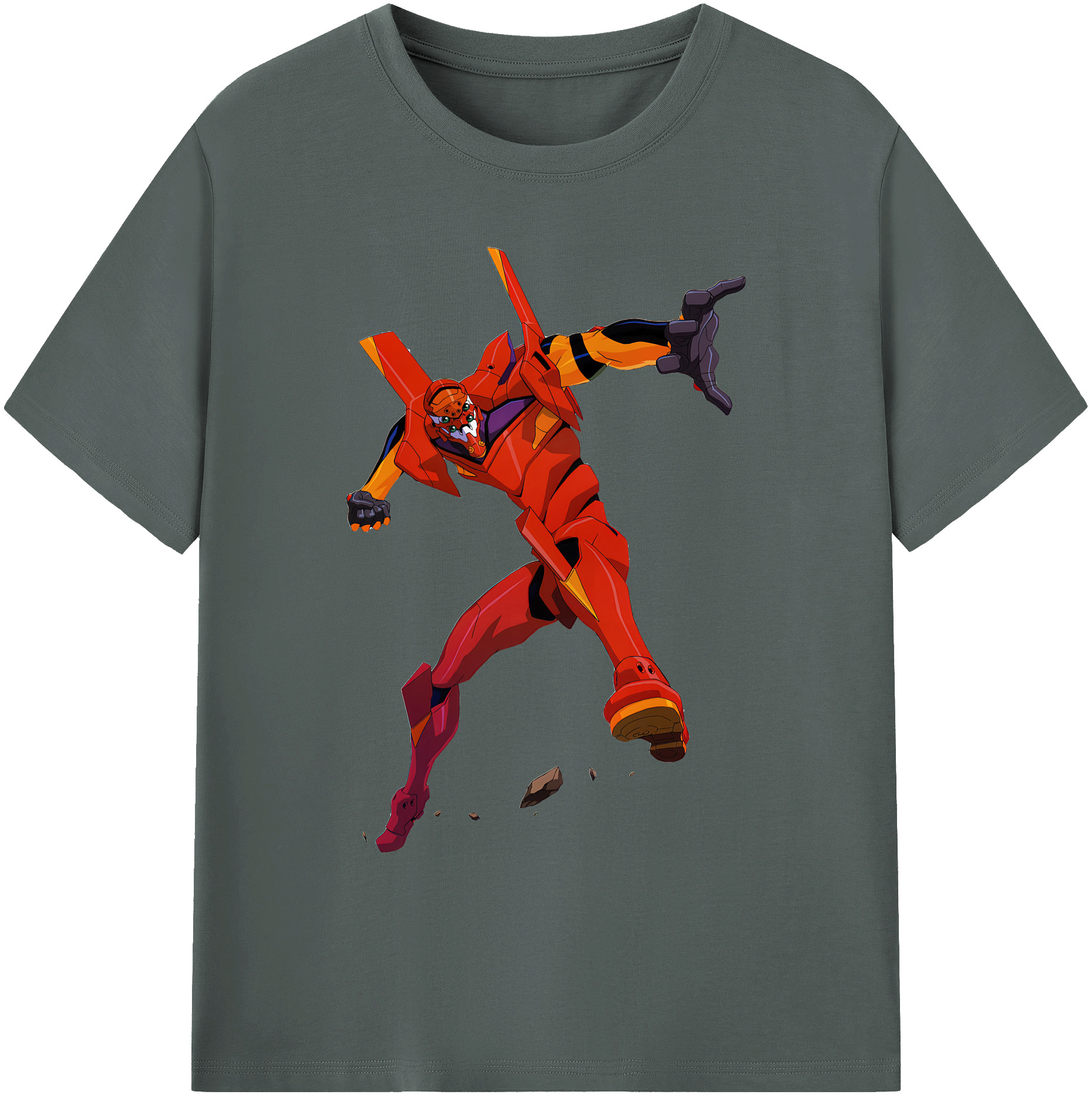 （画像用） EVA 新世紀エヴァンゲリオン 綿100％ メンズ半袖Tシャツ｜肌触りやわらか＆通気性